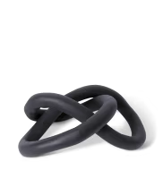 ELME LIVING Black Daisha Sculpture 19x14x8cm