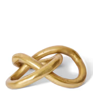 ELME LIVING Gold Daisha Sculpture 19x14x8cm