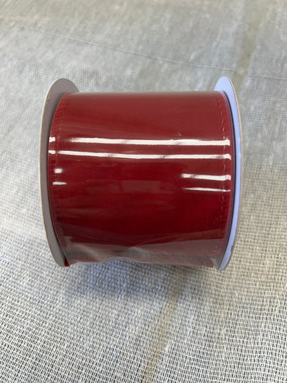 HOP INTO CHRISTMAS Festive Fabric Ribbon 6.5cmx2.7m - Red, Sparkly Silver, Silver Icicles on White, Sparkly Gold, Gold Foil Christmas Tree or Metallic Gold/White Snowflake