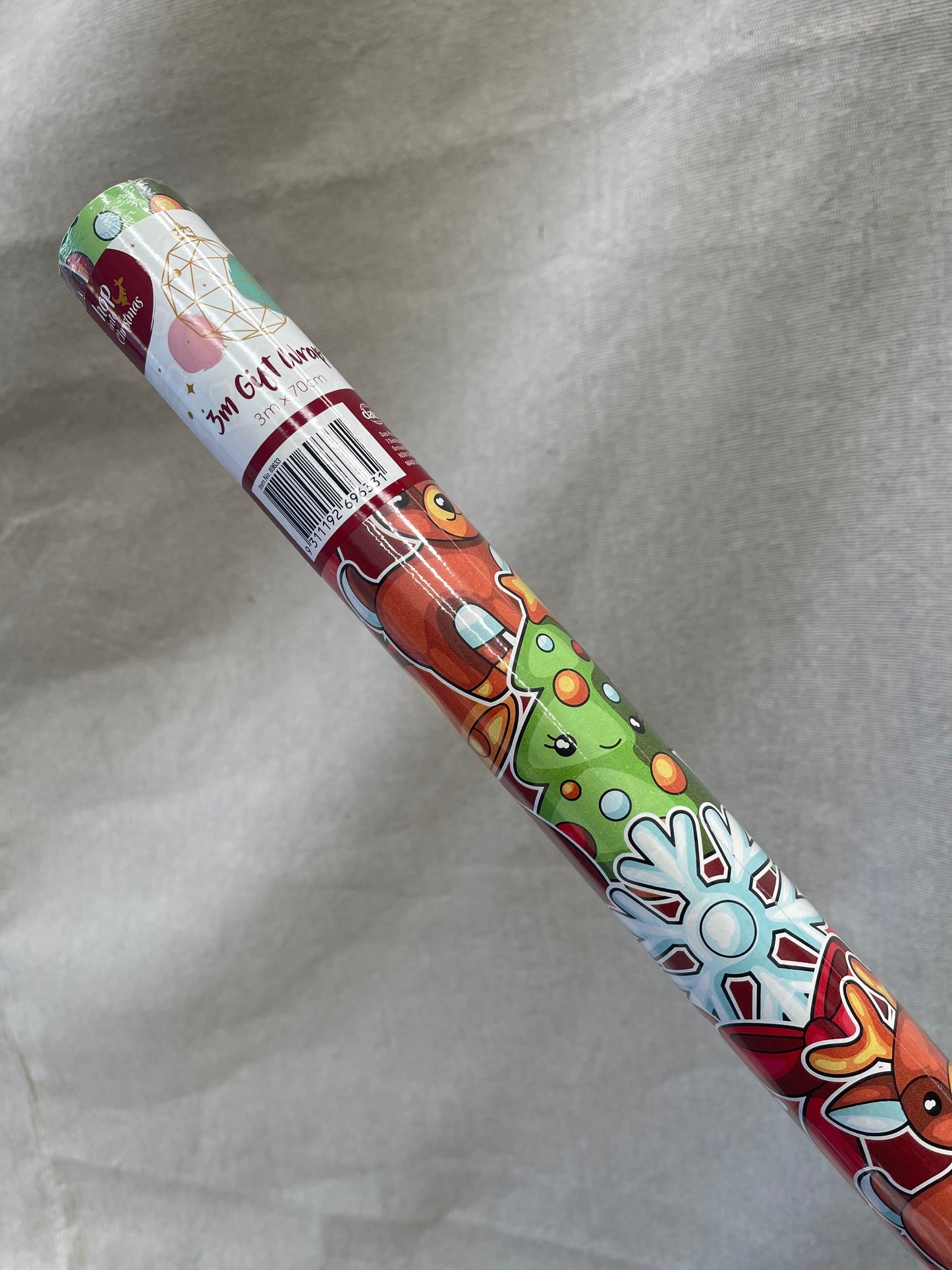HOP INTO CHRISTMAS Festive Gift Wrapping Paper Roll 3Mx70cm - 6 Designs