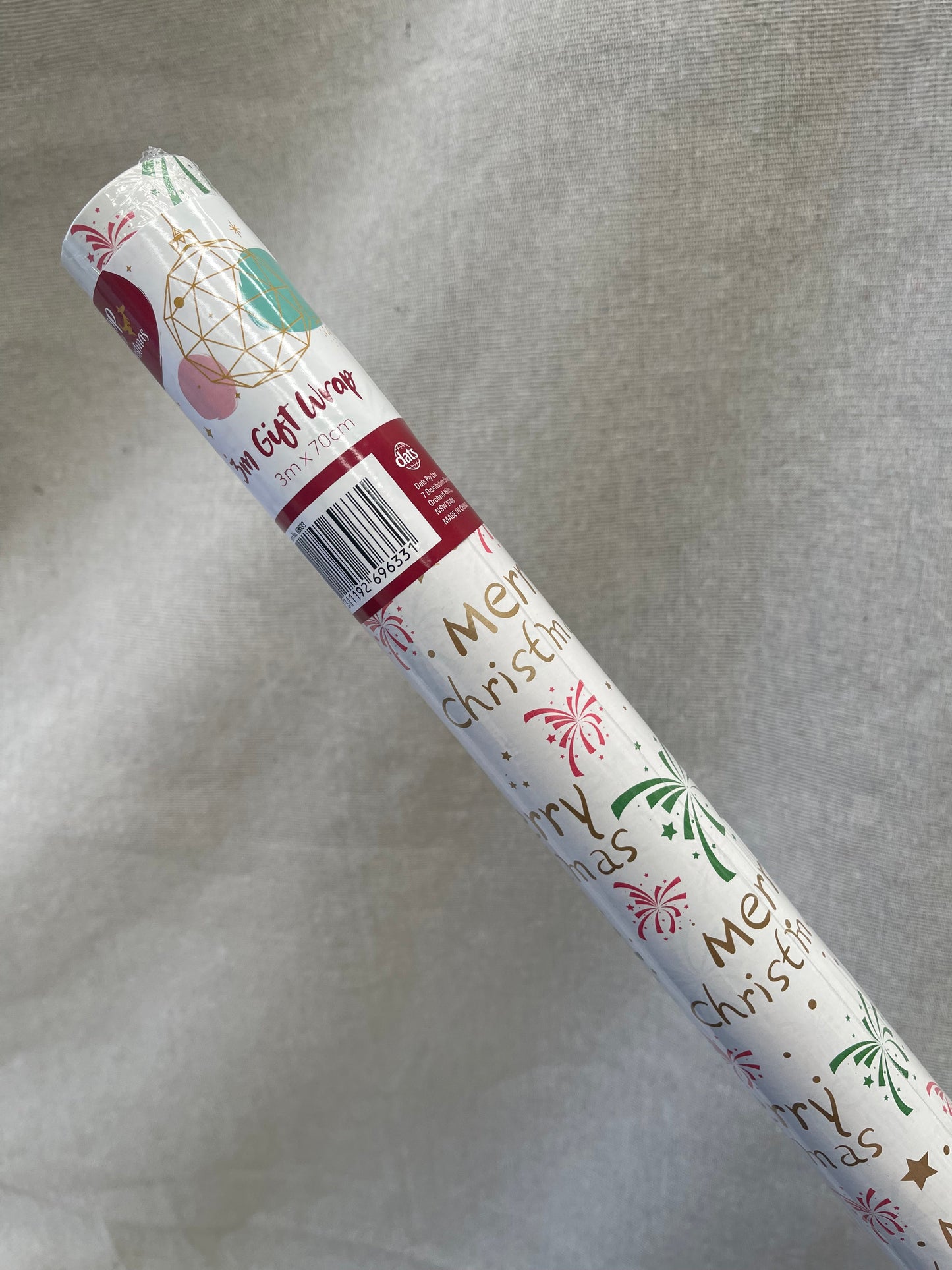 HOP INTO CHRISTMAS Festive Gift Wrapping Paper Roll 3Mx70cm - 6 Designs