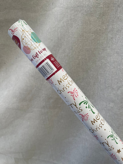 HOP INTO CHRISTMAS Festive Gift Wrapping Paper Roll 3Mx70cm - 6 Designs