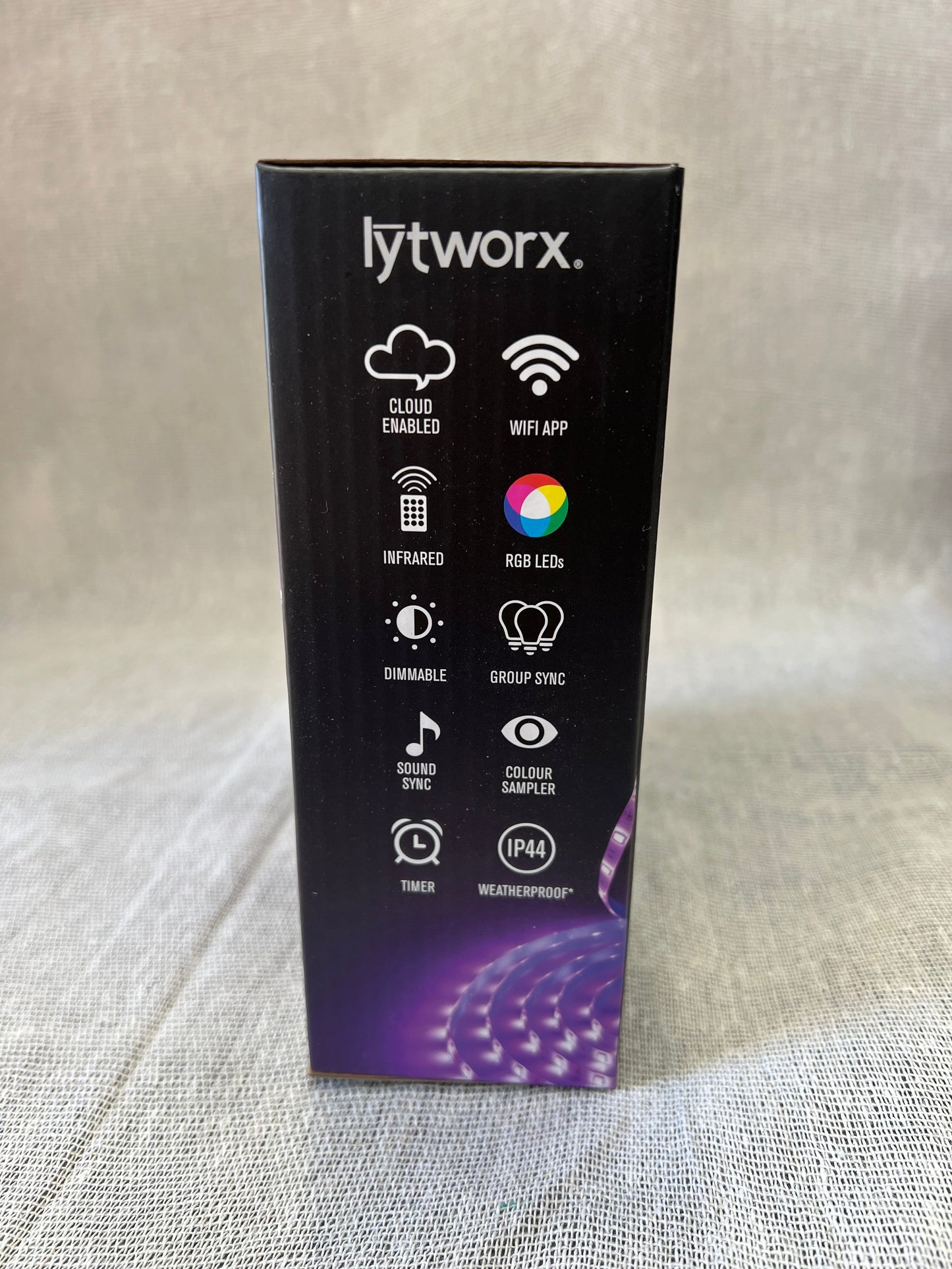 LYTWORX Smart Strip Light 16 Million Colours and Sound via Cloud, WiFi and Infrared Remote 5m Lit Length Indoor/Outdoor (Electrical)