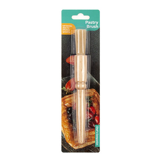 CHEF'S COMPANION Natural Wood Handle Pastry Brush 18.5cm
