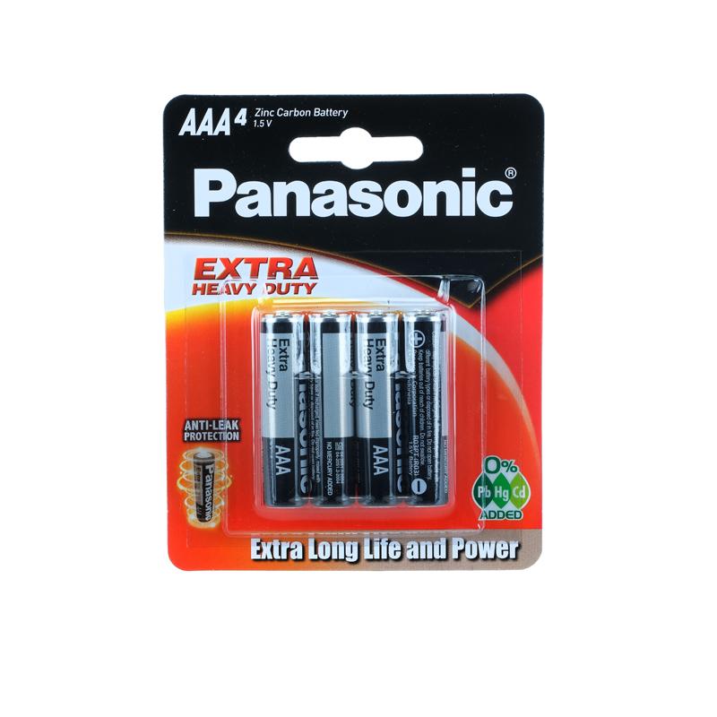 PANASONIC Extra Heavy Duty AAA Battery 4 Pack