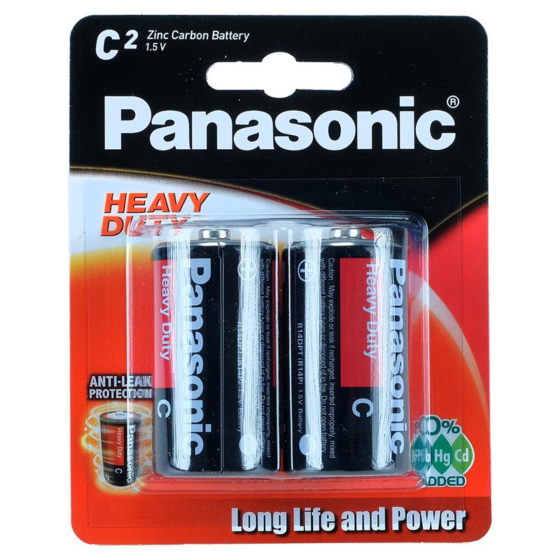 PANASONIC Heavy Duty C Battery 2 Pack