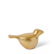 ELME LIVING Gold Robin Sculpture 16x7x8cm