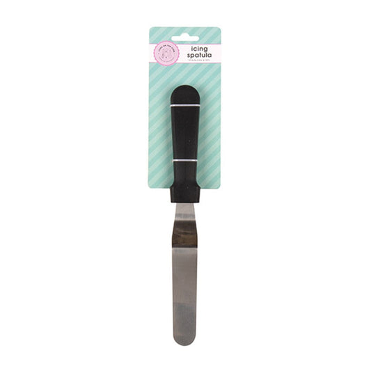 ICING ON THE CAKE Stainless Steel Icing Spatula with Black Handle 28.3cm