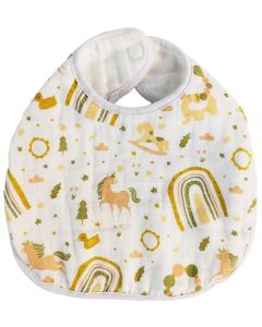 URBAN JUNIOR Unicorn Muslin Bib 24x30cm