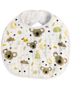 URBAN JUNIOR Koala Muslin Bib 24x30cm